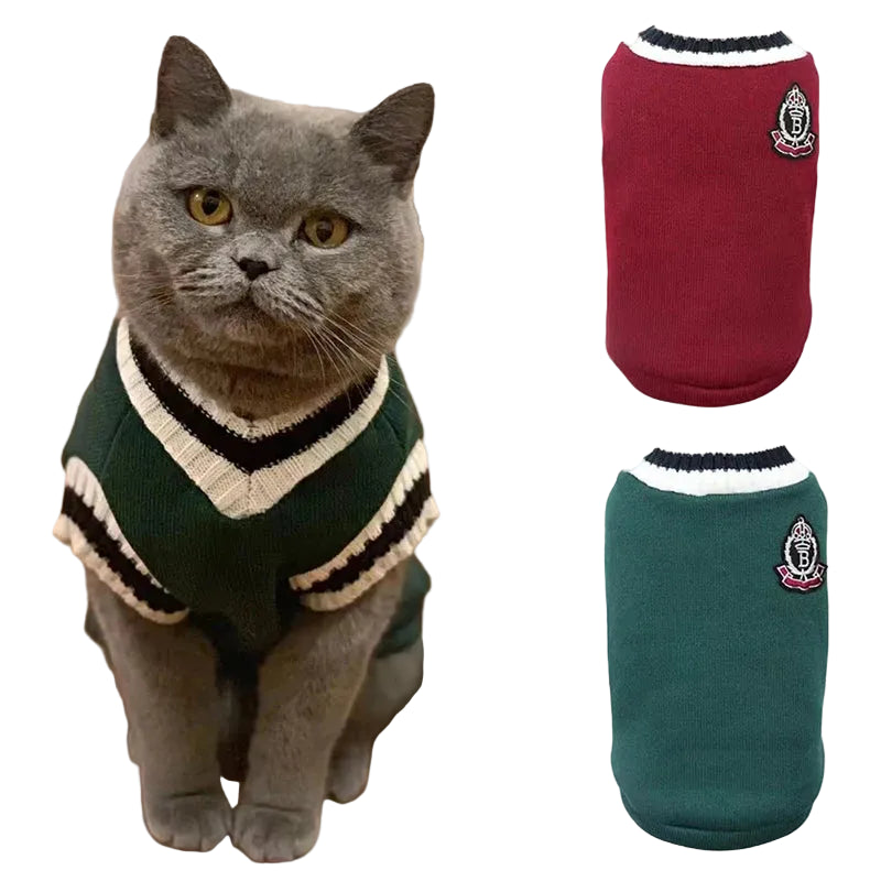 Solid Christmas Pet Sweater