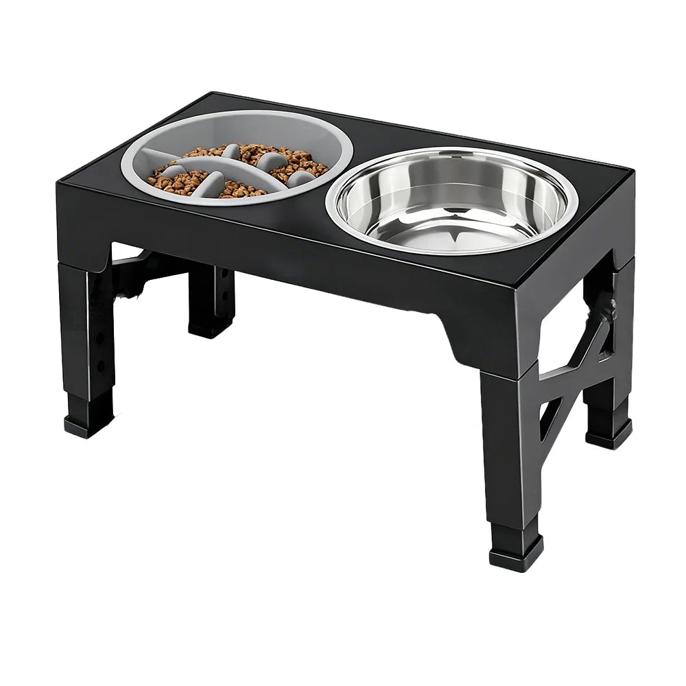Adjustable Elevated Pet Feeder Bowls