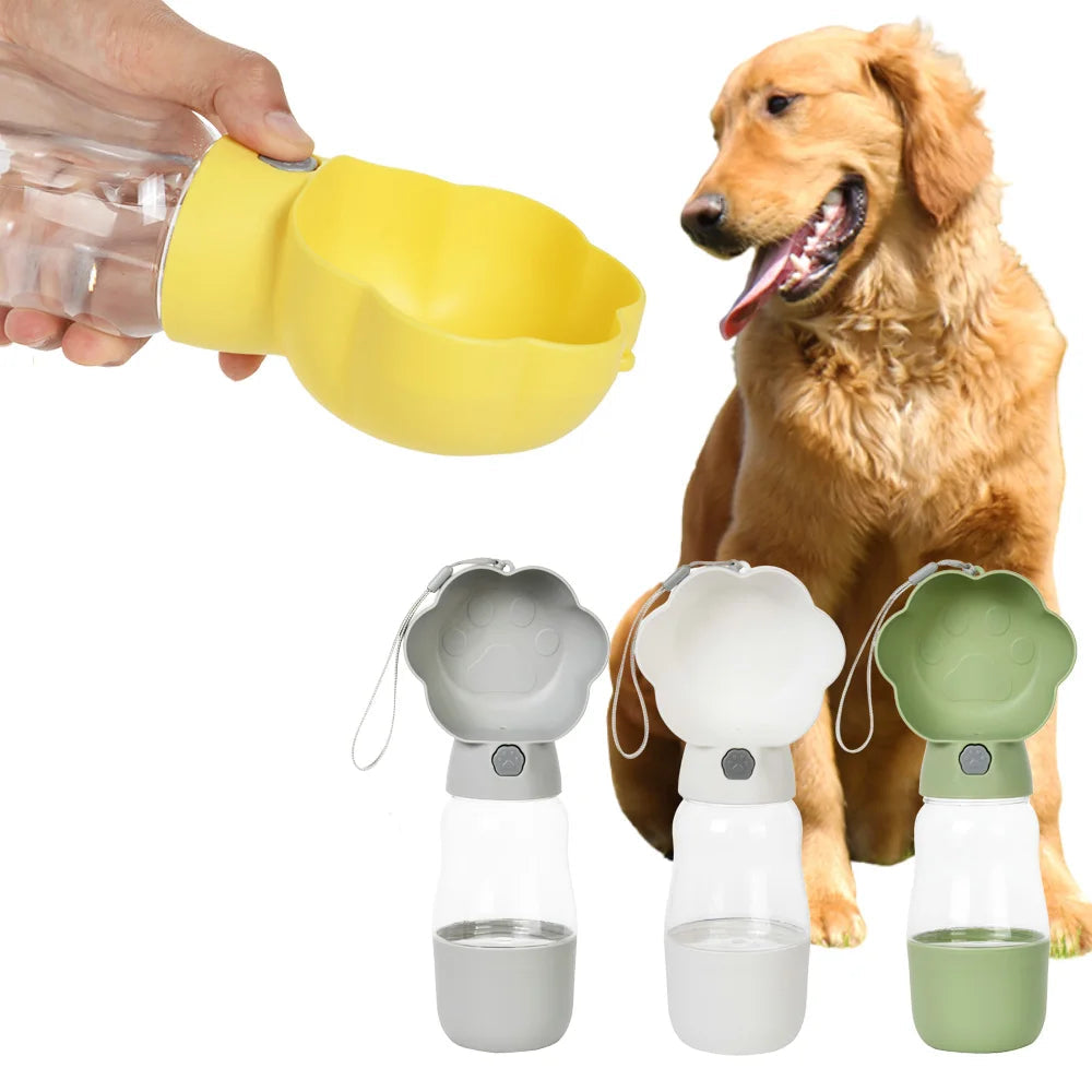 2-in-1 Portable Pet Water Bottle