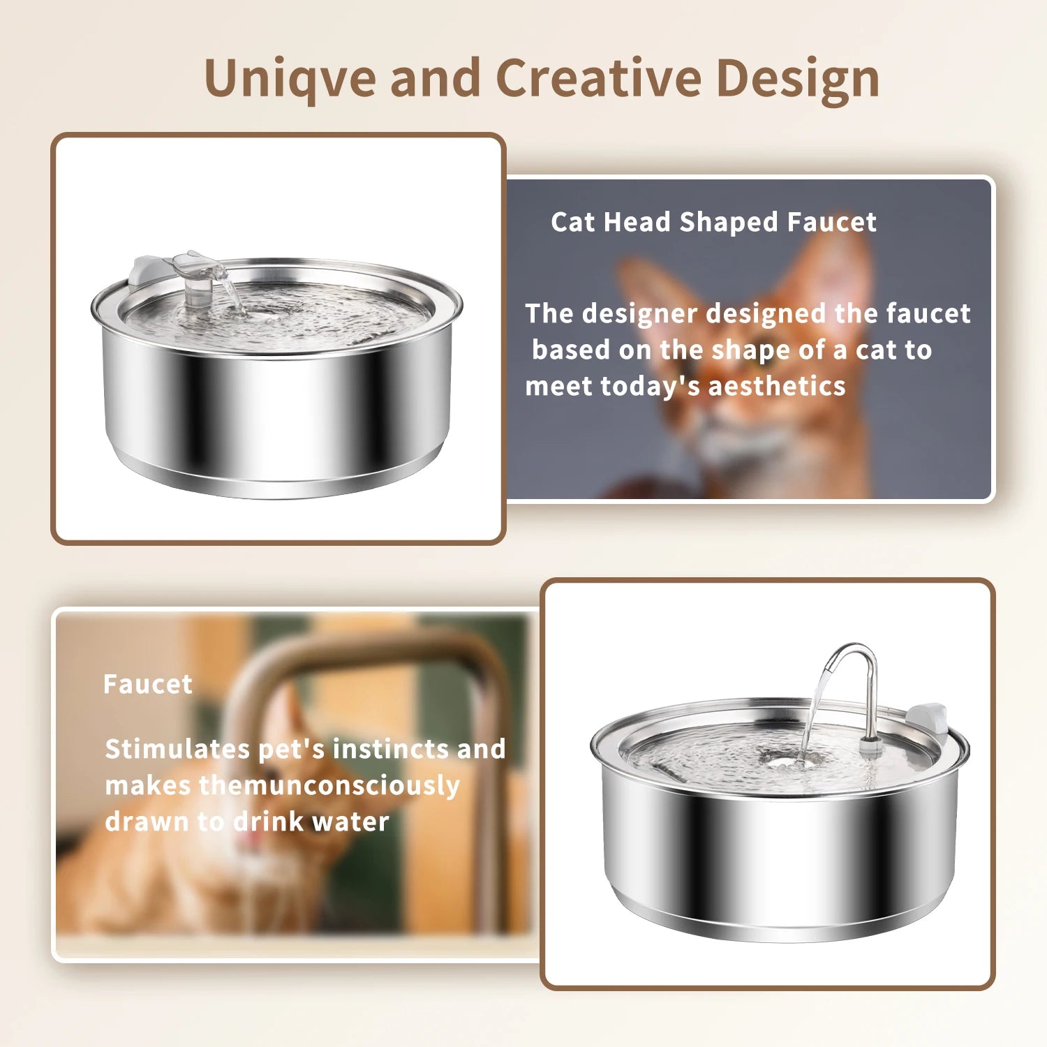 Large Capacity Pet Water Fountain