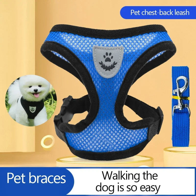 Adjustable Cat Harness with Leash