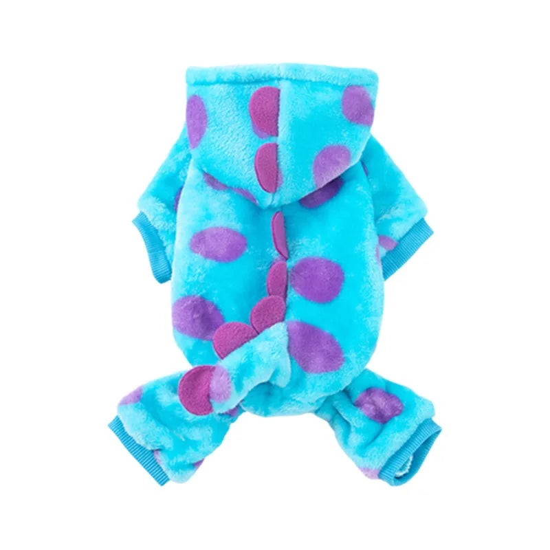 Plush Dinosaur Pet Jacket