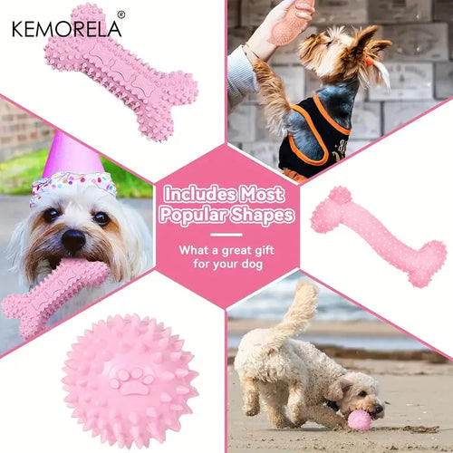 6 PCS Dog Chew Toys Set