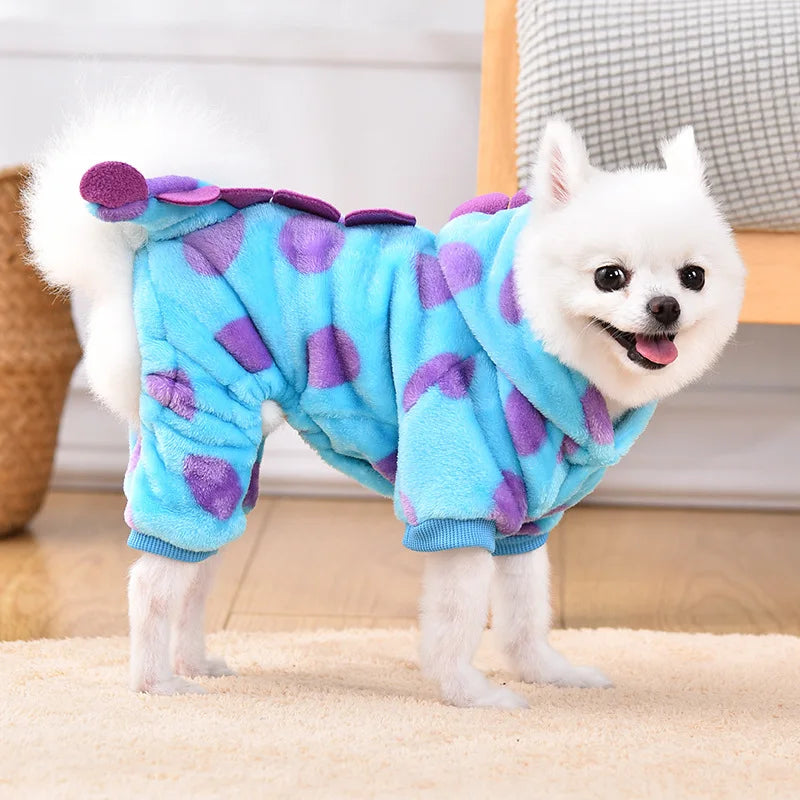 Plush Dinosaur Pet Jacket