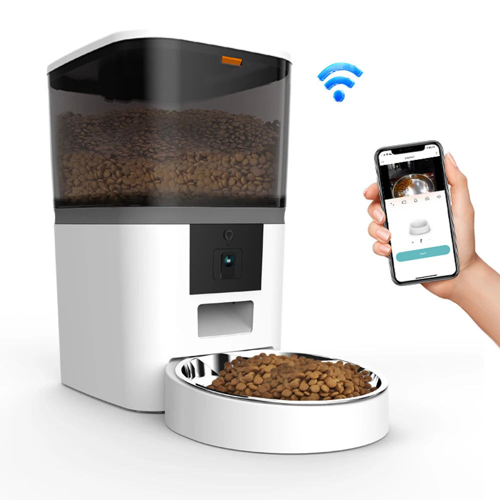 Smart Automatic Pet Feeder With Camera