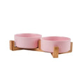 Elevated Ceramic Pet Bowl With Stand