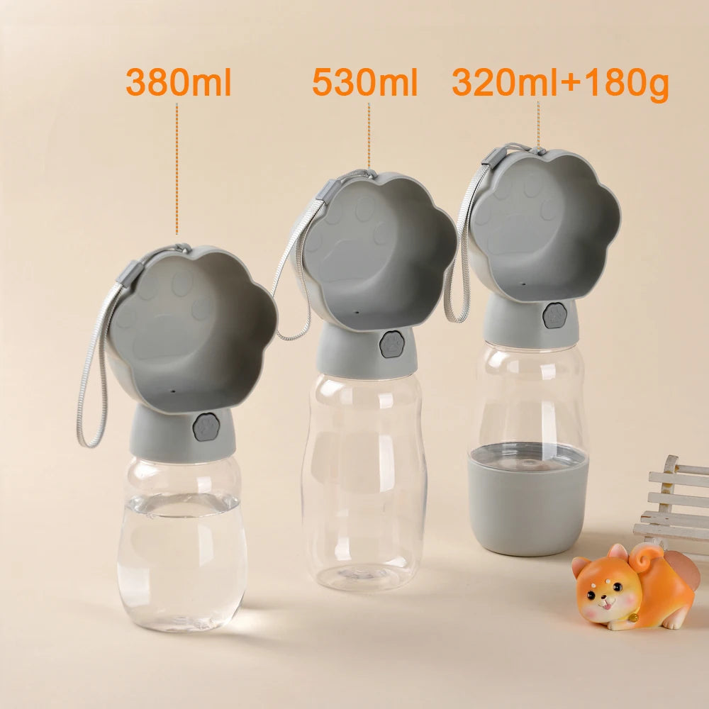 2-in-1 Portable Pet Water Bottle