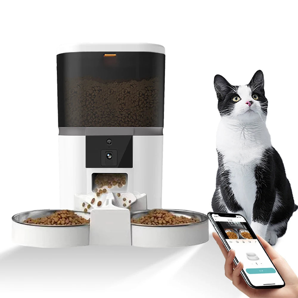 Smart Automatic Pet Feeder With Camera