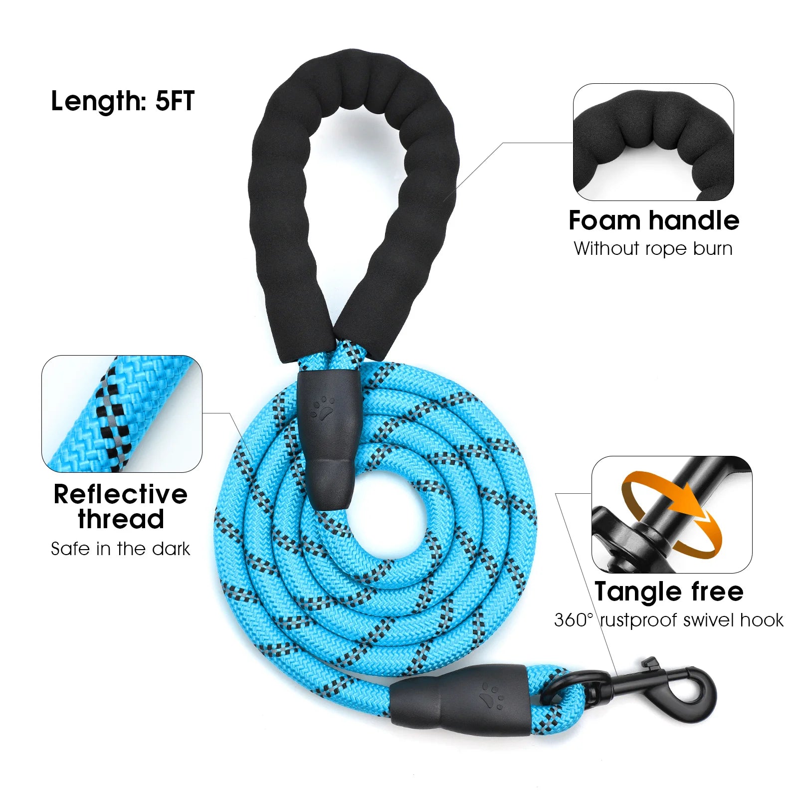 No-Pull Dog Harness with Leash
