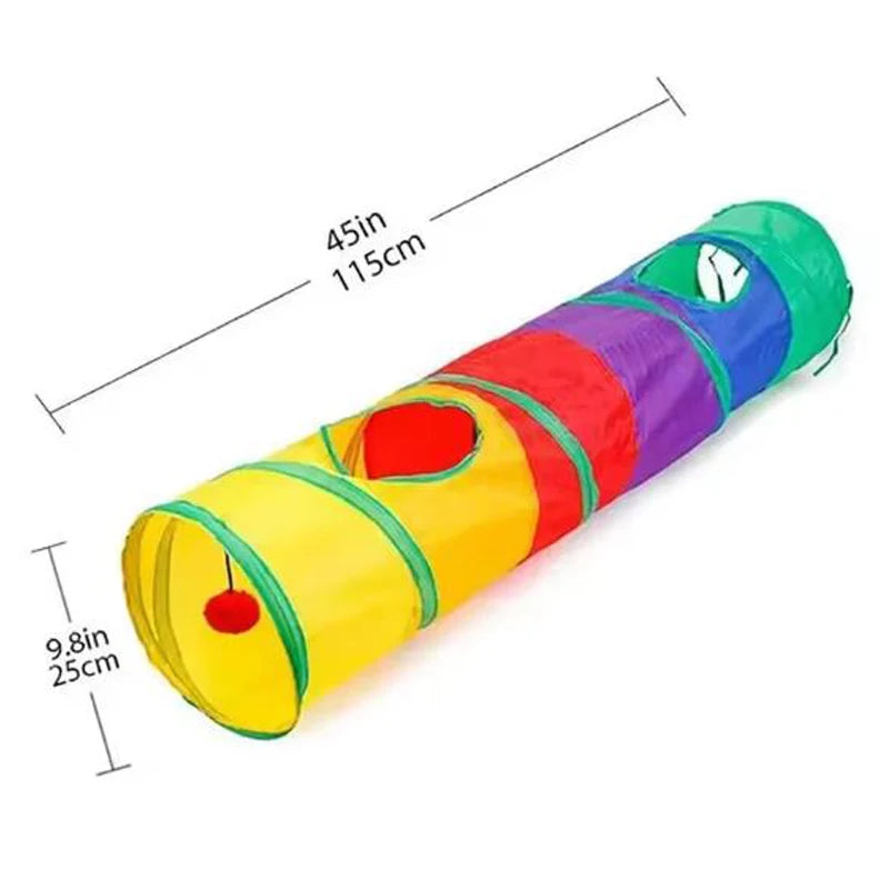 Collapsible Cat Play Tunnel