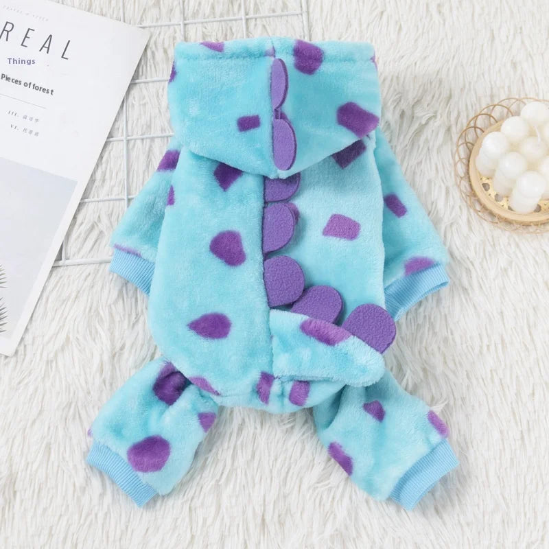 Plush Dinosaur Pet Jacket