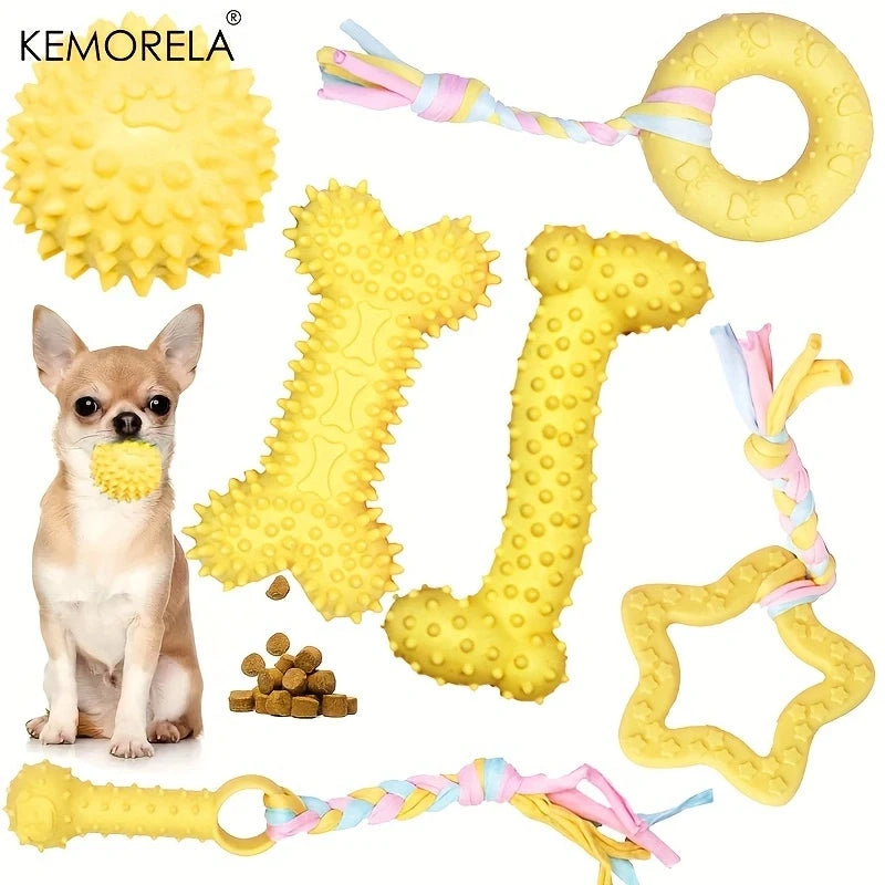 6 PCS Dog Chew Toys Set