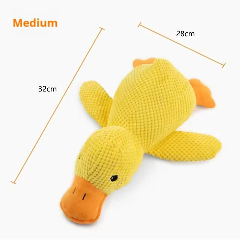 Stomping Duck Plush Dog Toy