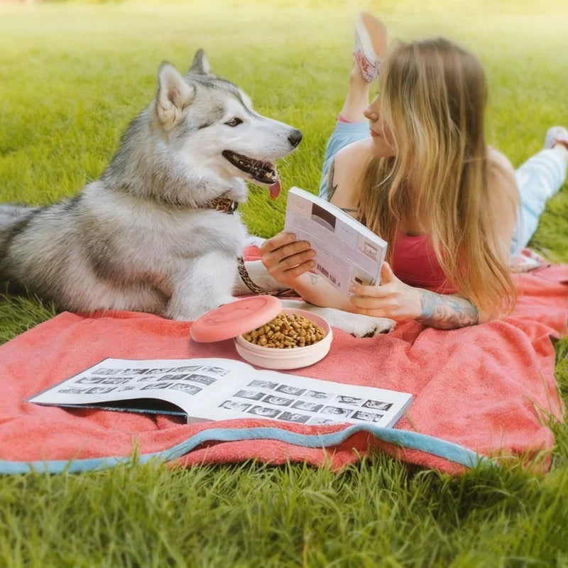 Portable Pet Food Water Container