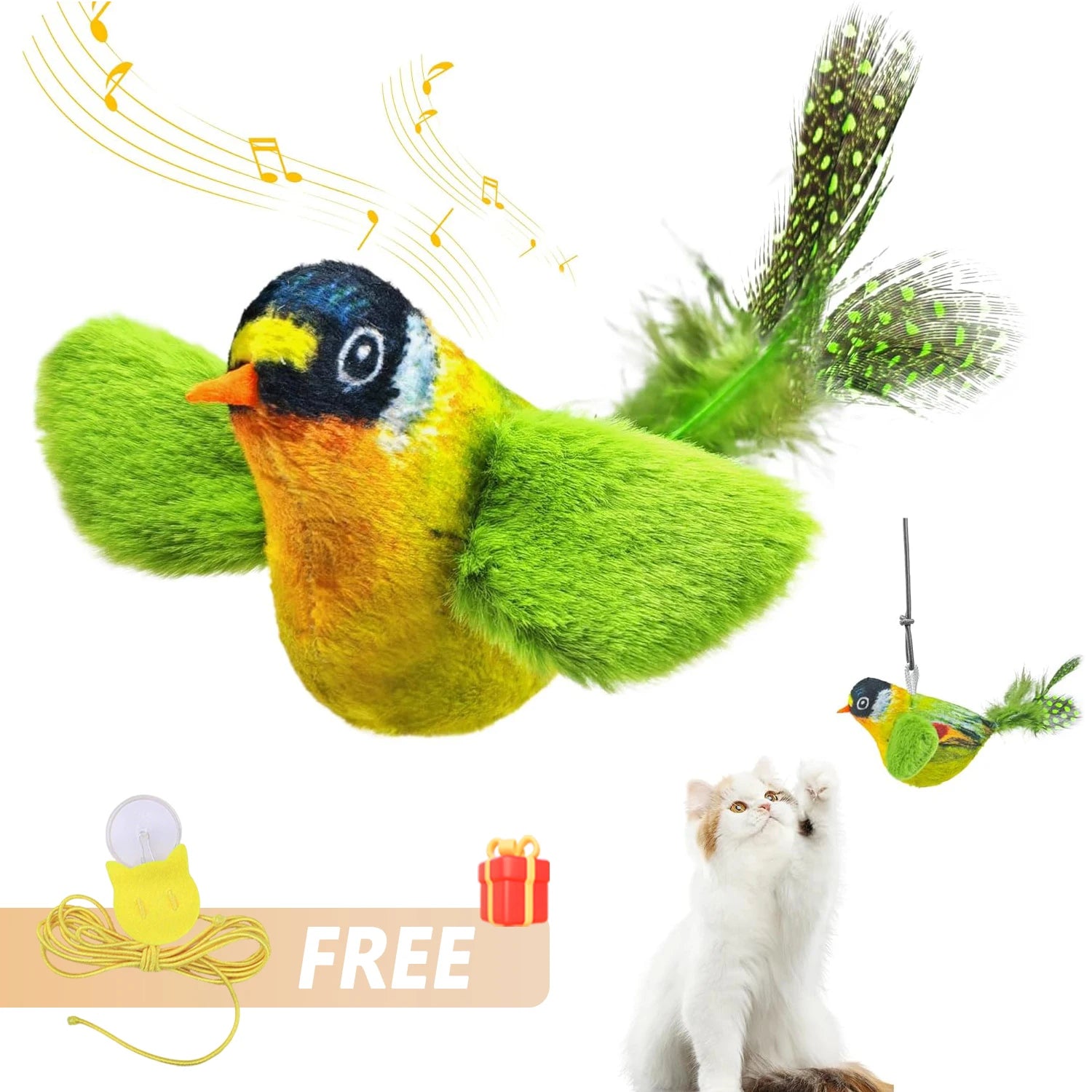 Indoor Interactive Bird Cat Toy