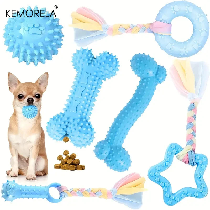 6 PCS Dog Chew Toys Set