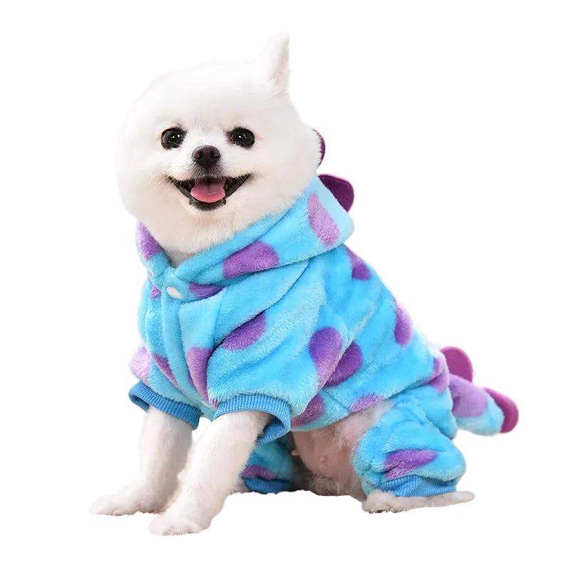 Plush Dinosaur Pet Jacket