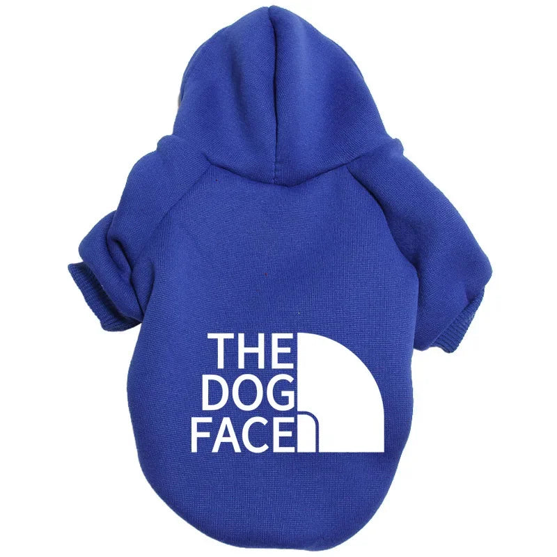 Dog Face Pattern Hoodie