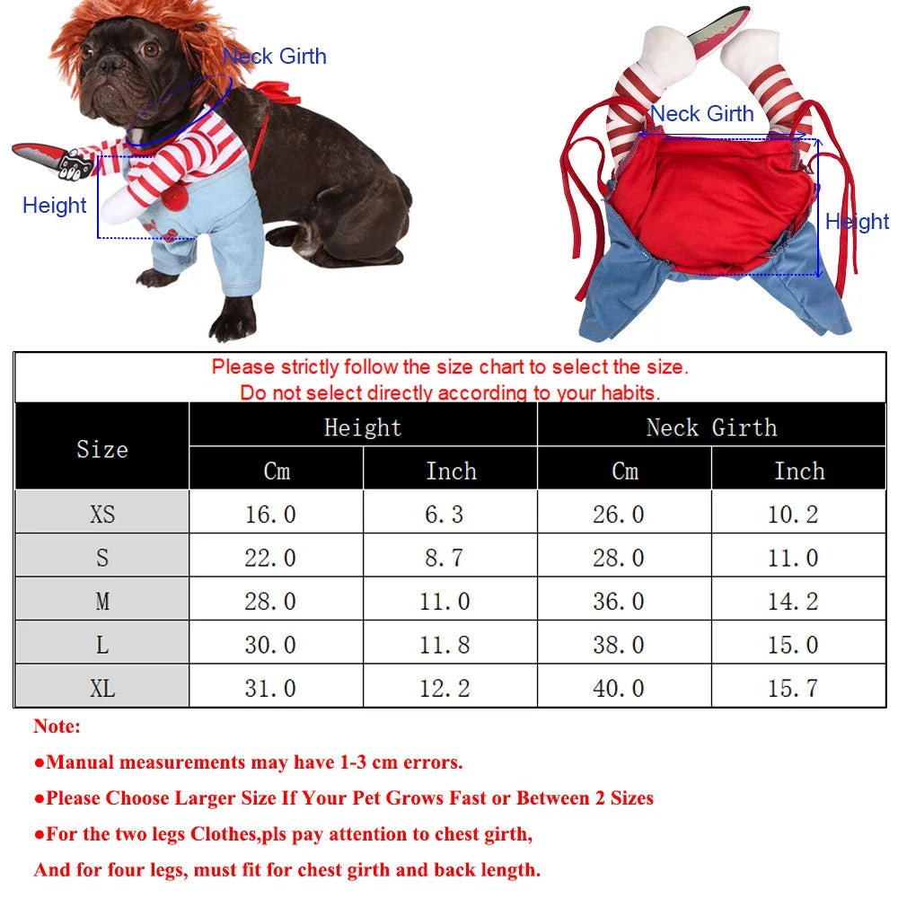 Funny Halloween Dog Costume Outfit