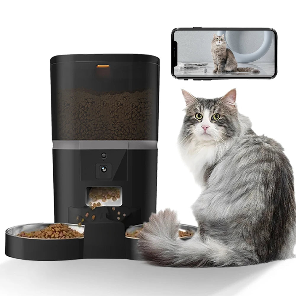 Smart Automatic Pet Feeder With Camera