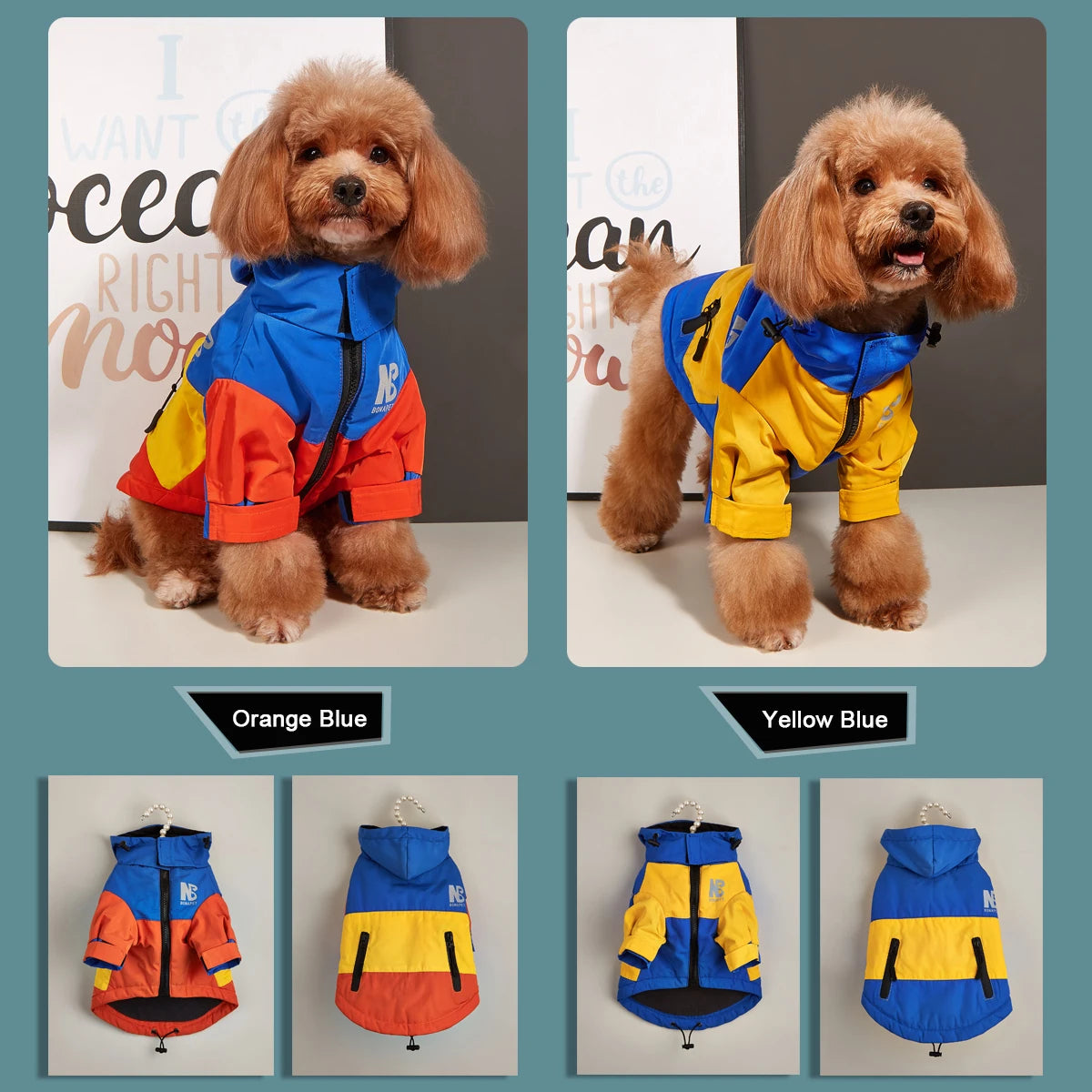 Waterproof Fleece Dog Jacket