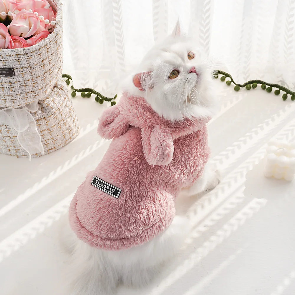 Soft Fleece Hoodie Pet Clothes