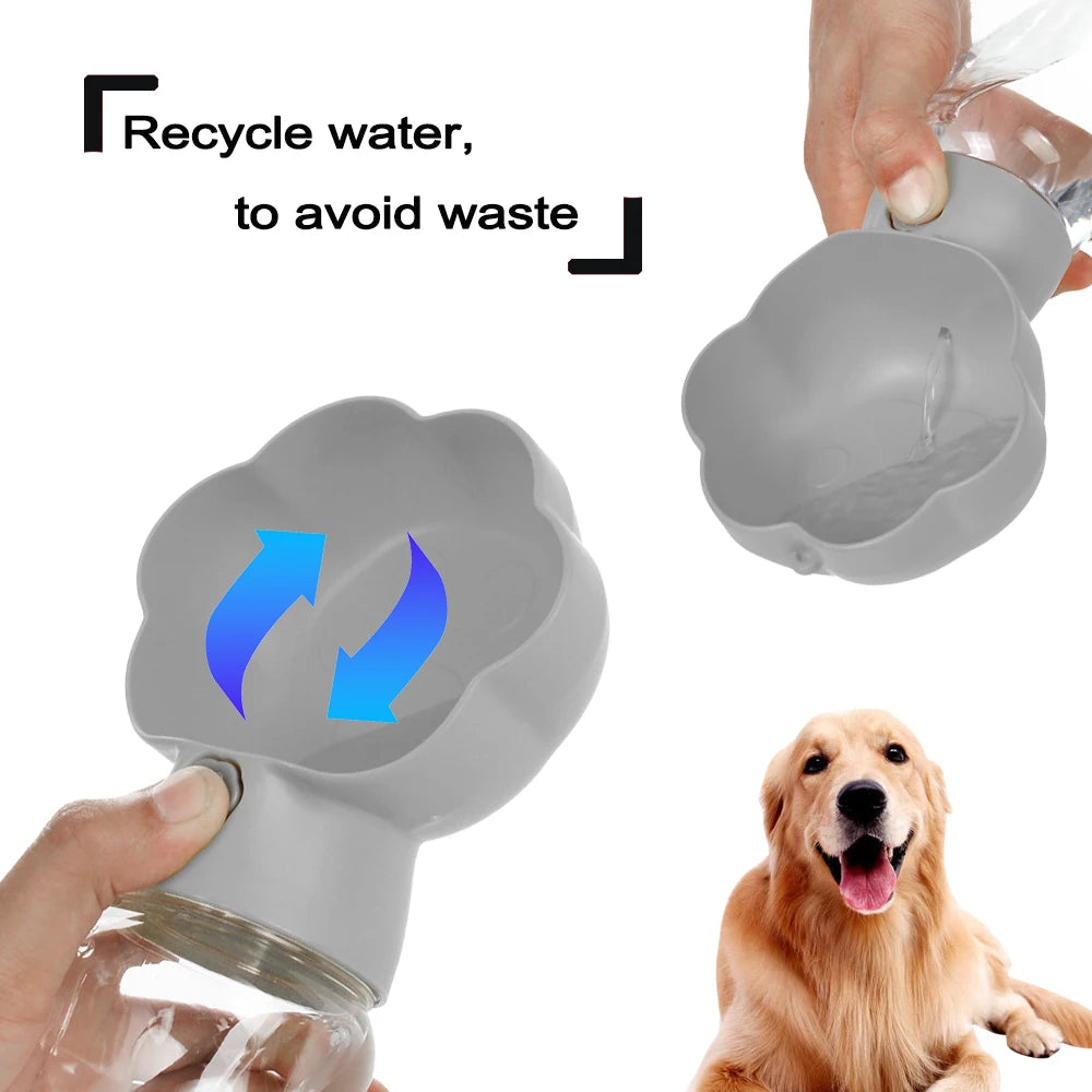 2-in-1 Portable Pet Water Bottle