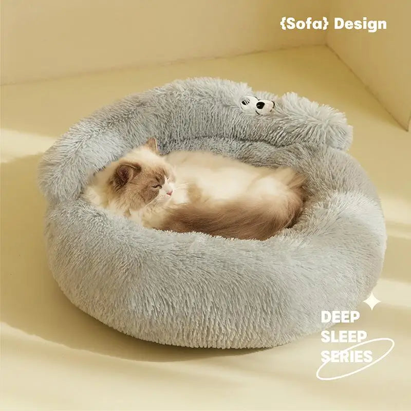 Plush Warm Cat Bed