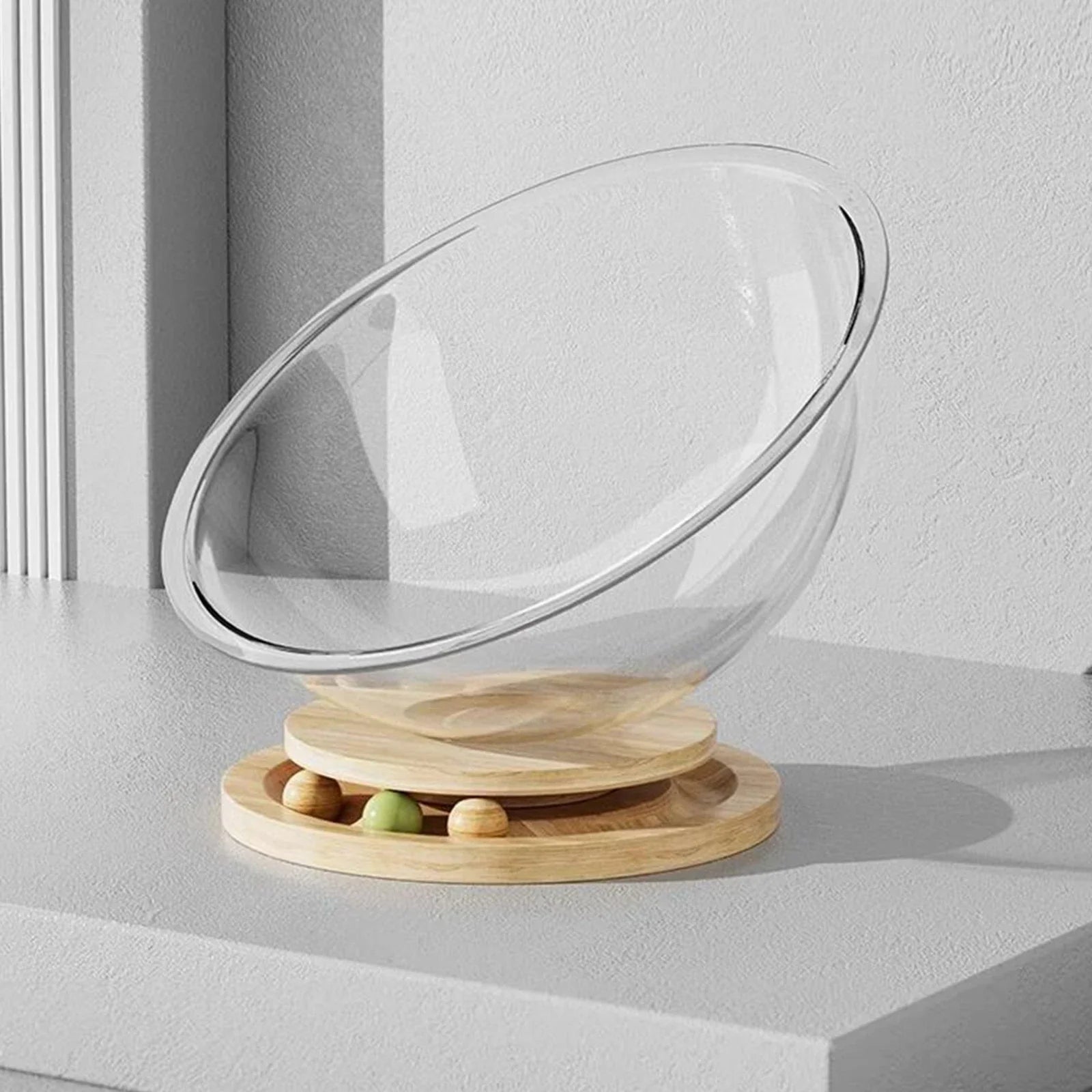 Capsule Cat Bed With Transparent Cover