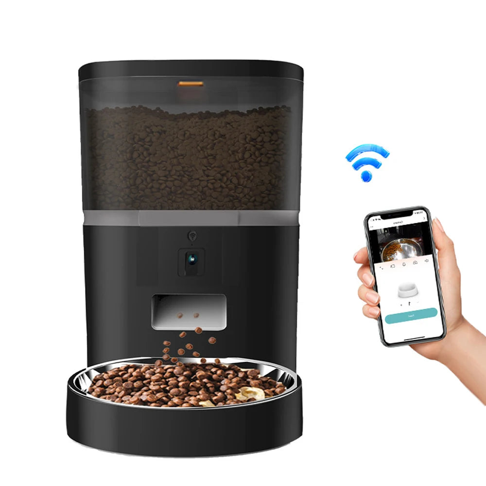 Smart Automatic Pet Feeder With Camera