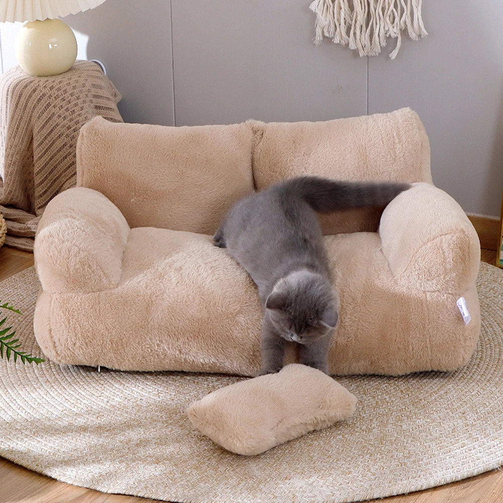 Plush Detachable Pet Sofa