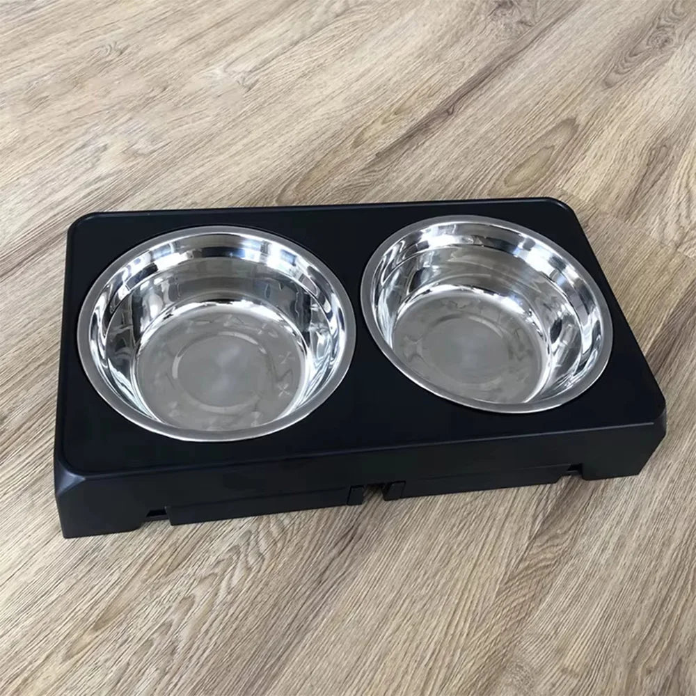Adjustable Elevated Pet Feeder Bowls
