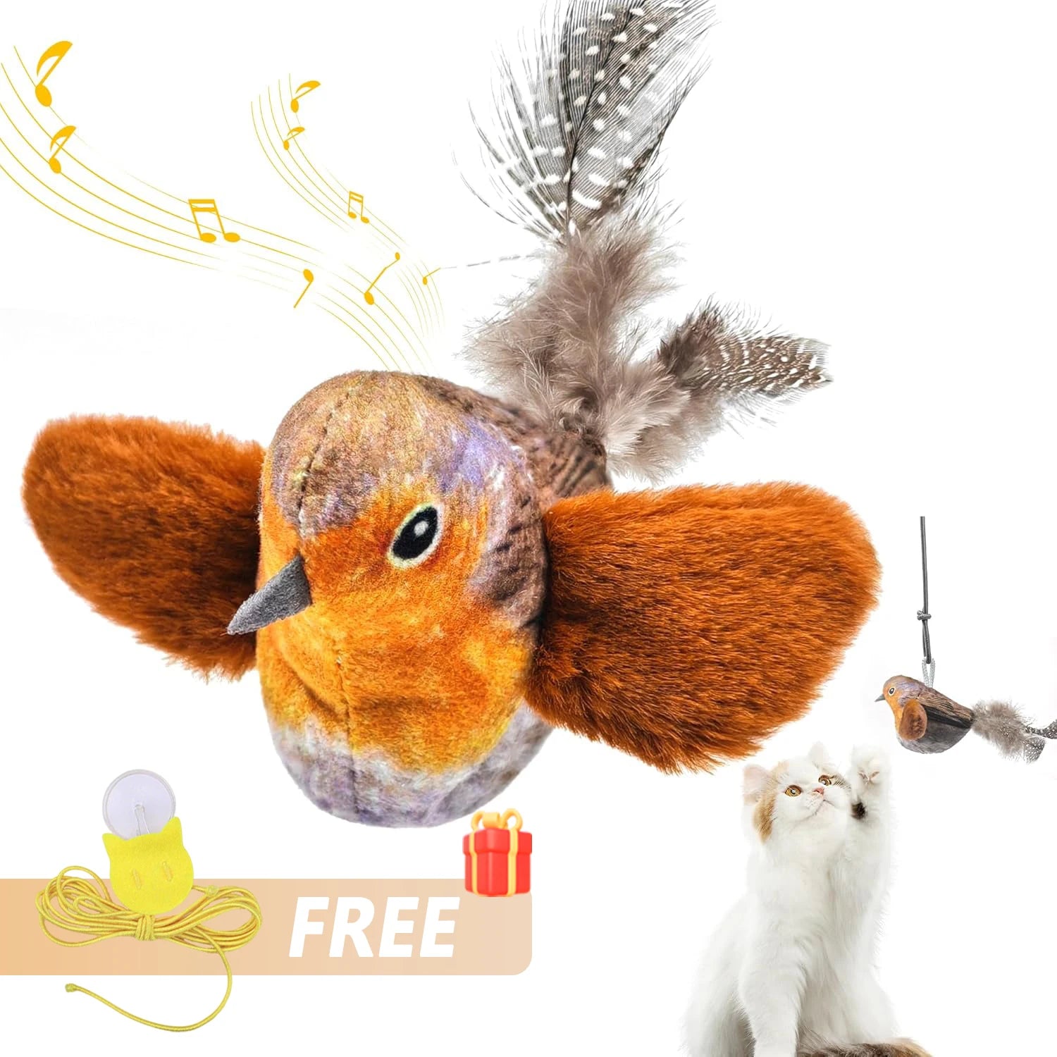 Indoor Interactive Bird Cat Toy