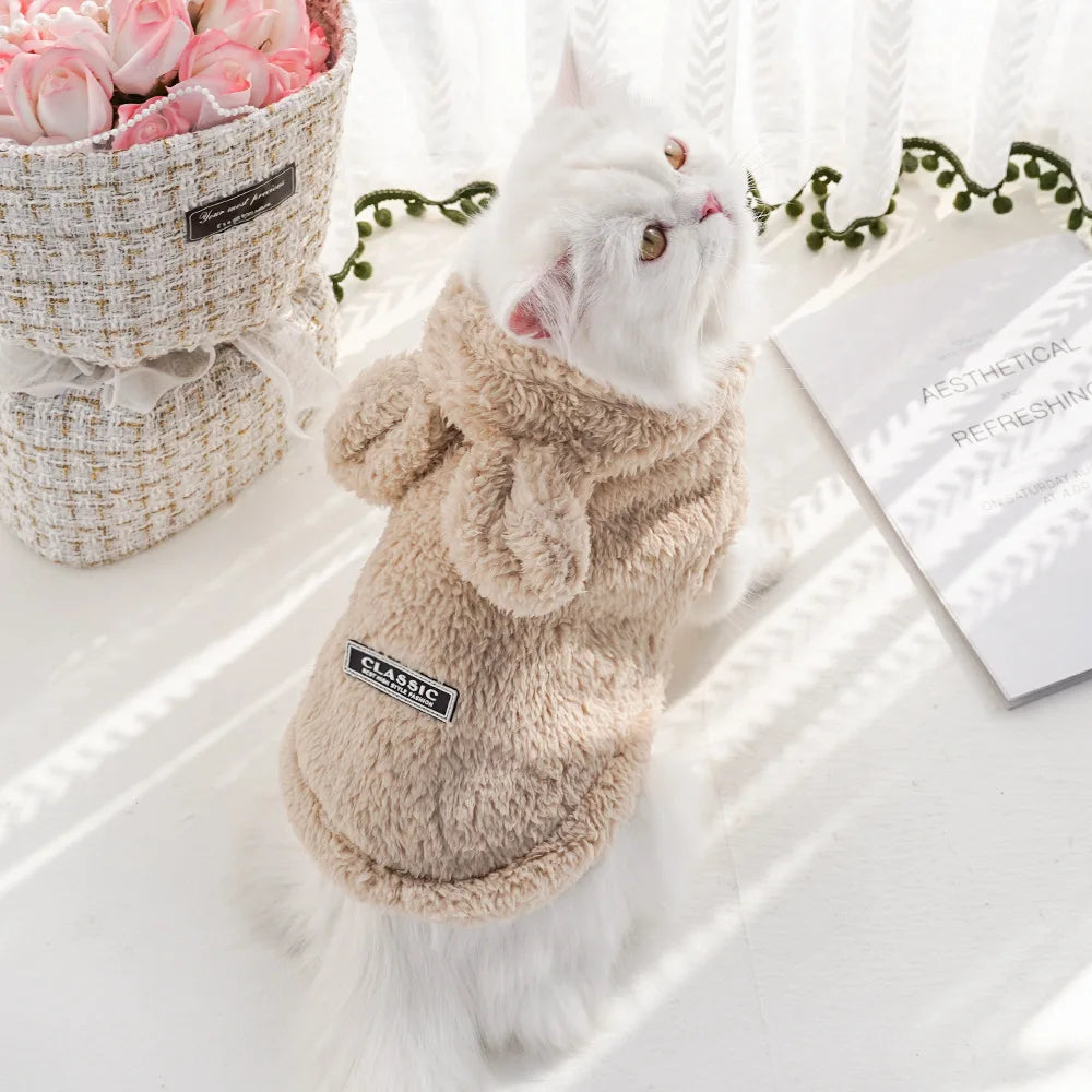 Soft Fleece Hoodie Pet Clothes