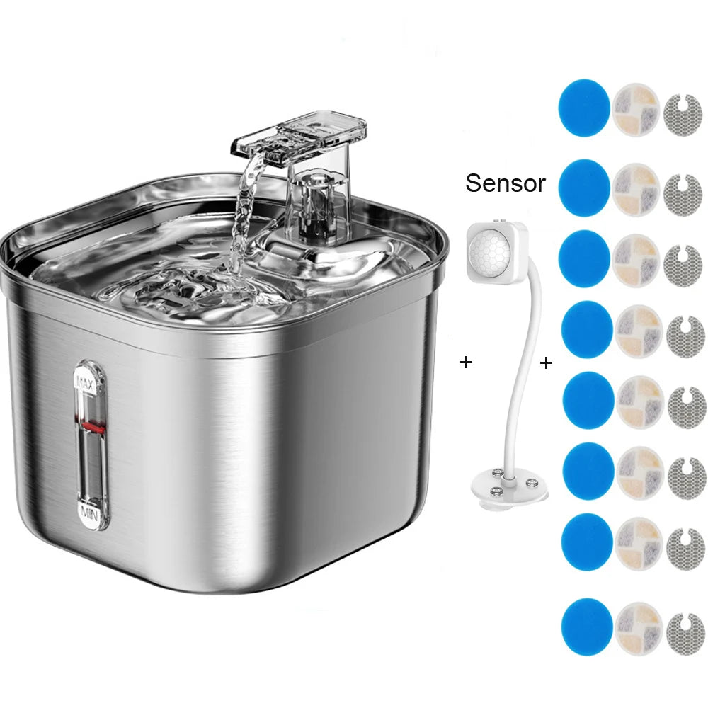 Automatic Stainless Steel Pet Water Fountain