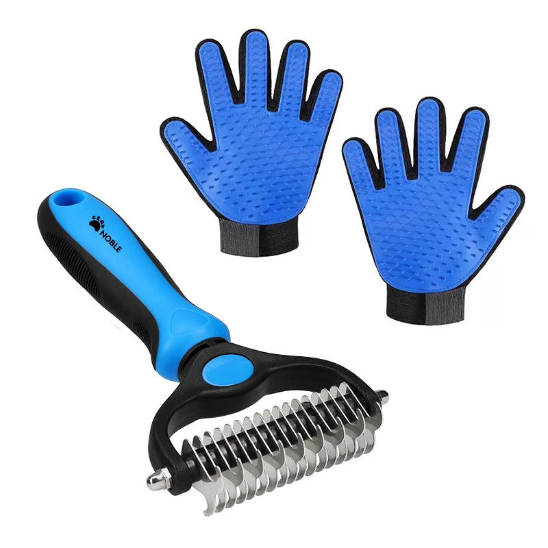 Pet Grooming Deshedding Gloves