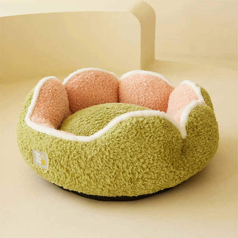Plush Warm Cat Bed